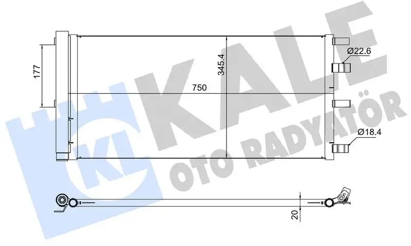 KALE 382670 Klima Radyatörü GK2119710AA resmi