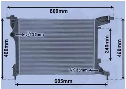 ORIS BFI048016 Radyatör 52052603 resmi