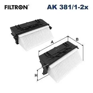 FILTRON AK381/1-2X Hava Filtresi resmi