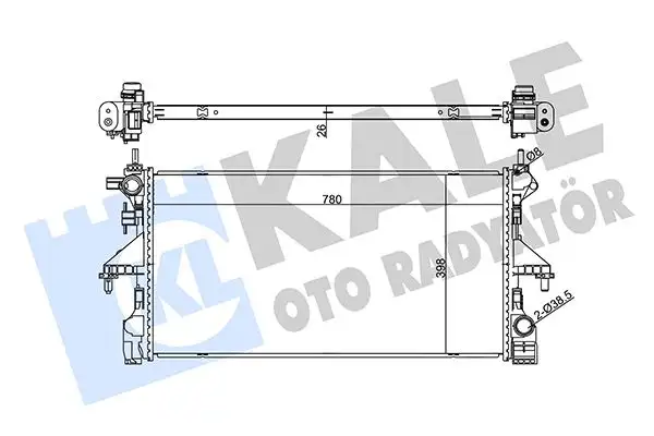 KALE 355550 Radyatör resmi