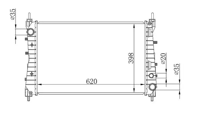 ORIS BFI026026 Radyatör 51852517 resmi