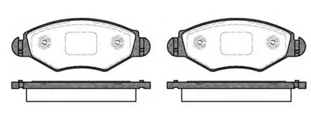 MGA 55160 Ön Fren Balatası 425302 resmi