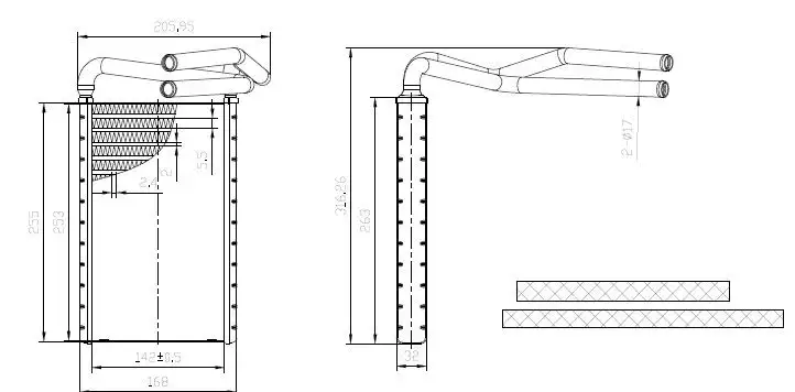 MGA 81182 Kalorifer Radyatörü 972003E060 resmi