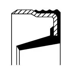 CORTECO 01034358B (82034358) Yağ Keçesi 0750112251 resmi