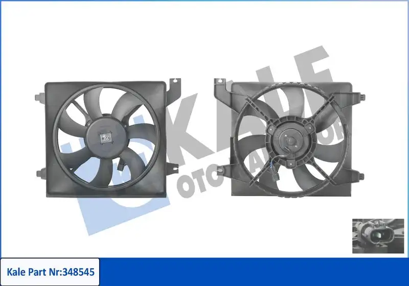 KALE 348545 Fan Motoru 253801E100 resmi