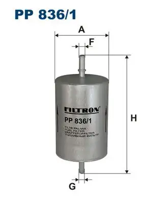 FILTRON PP836/1 Yakıt Filtresi resmi