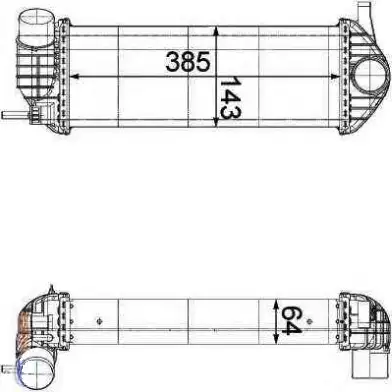 ORIS IRN002064 Turbo Radyatörü 8200427469 resmi