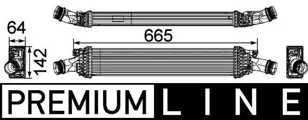 MAHLE CI170000P Turbo Radyatörü 8K0145805L resmi