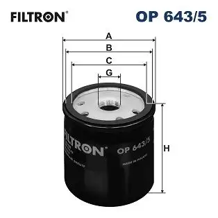 FILTRON OP643/5 Yağ Filtresi resmi