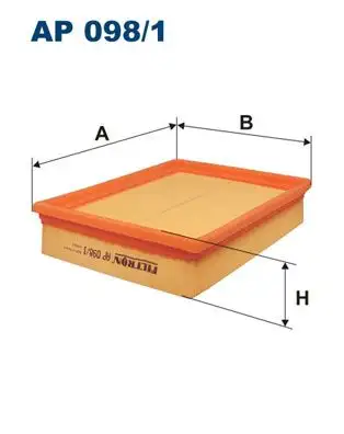 FILTRON AP098/1 Hava Filtresi 46519049 resmi