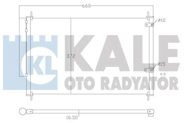 KALE 342595 Klima Radyatörü 8845002330 resmi