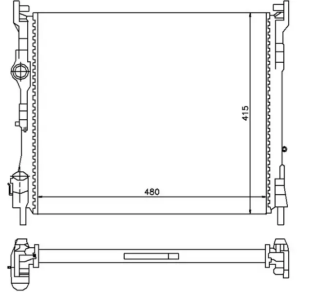 ORIS MRN027023 Radyatör 7701474240 resmi
