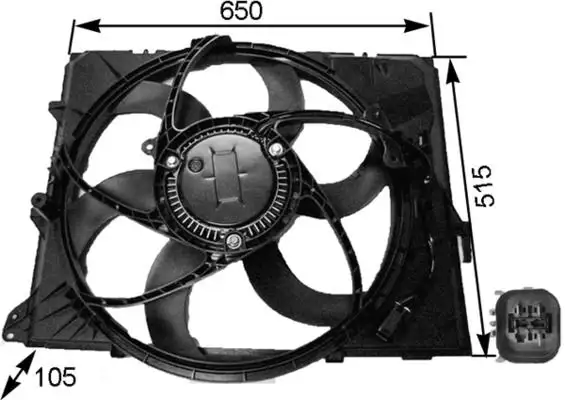 MAHLE CFF264000S Fan Motoru resmi