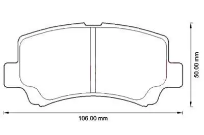 MGA 55447 Ön Fren Balatası 5581075F31 resmi