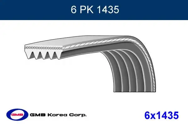 GMB 6PK1435 Kayış resmi
