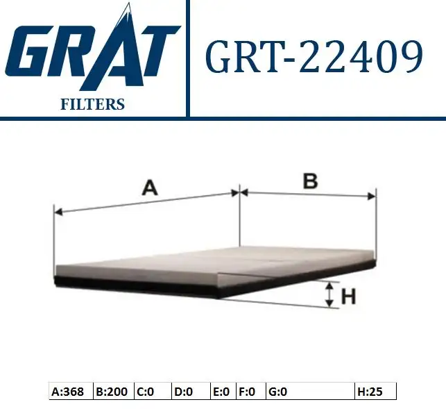 GRAT 22409 Polen Filtresi 6388350047 resmi