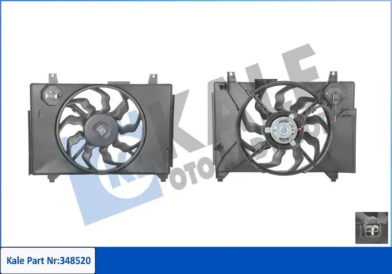 KALE 348520 Fan Motoru 253801E350 resmi