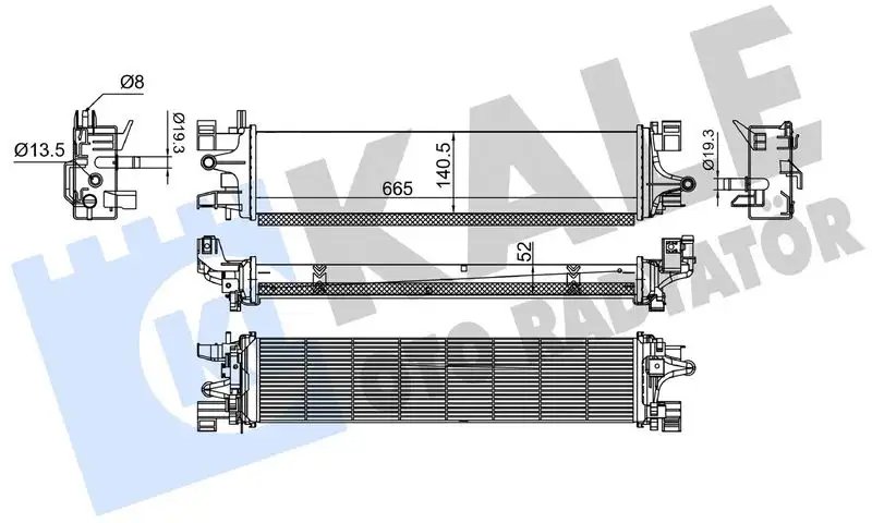 KALE 350805 Turbo Radyatörü F1F18D048AB resmi