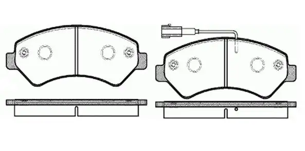 MGA 55123 Ön Fren Balatası 77364318 resmi