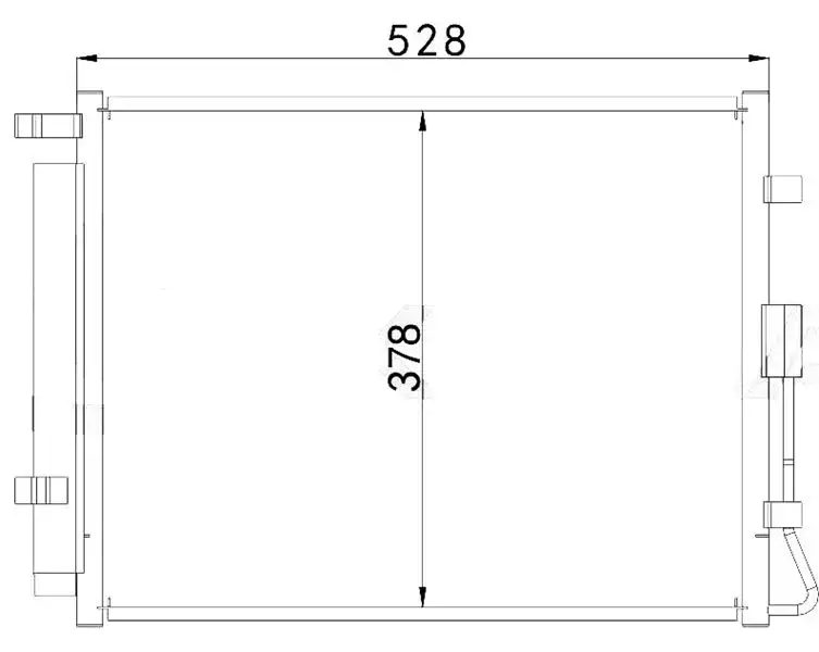 MGA 82373 Klima Radyatörü 976062K000 resmi
