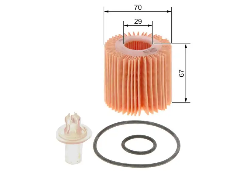 BOSCH 09864B7015 Yağ Filtresi resmi