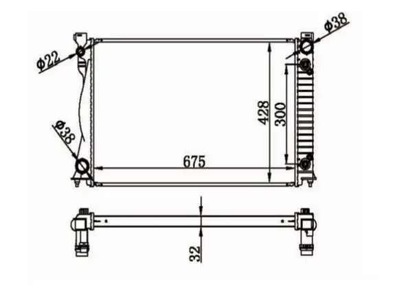 MGA 80589 Turbo Radyatörü 144618748R resmi