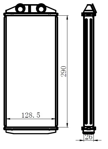 ORIS KPE005026 Kalorifer Radyatörü 6448S7 resmi