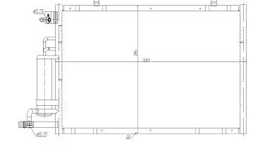 MGA 82280 Klima Radyatörü AV1119710FA resmi