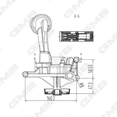 GMB GOAS-53A Yağ Pompası A6021803001 resmi