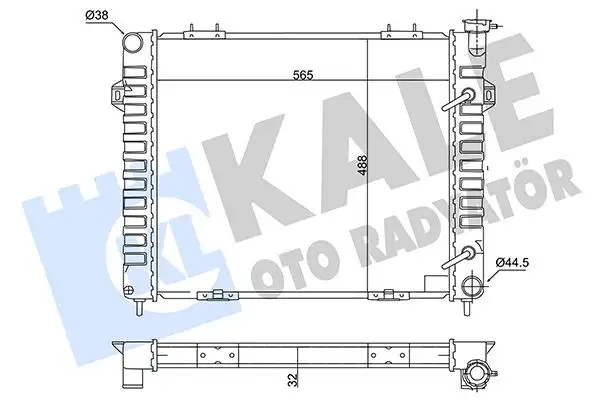 KALE 342080 Radyatör resmi