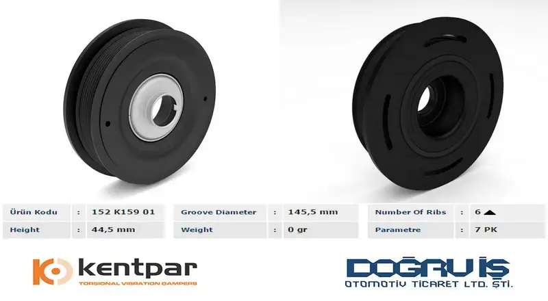 KENTPAR K15901 Krank Kasnağı resmi