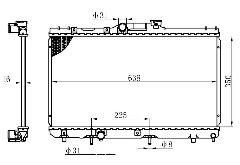 ORIS BTO056016 Radyatör resmi