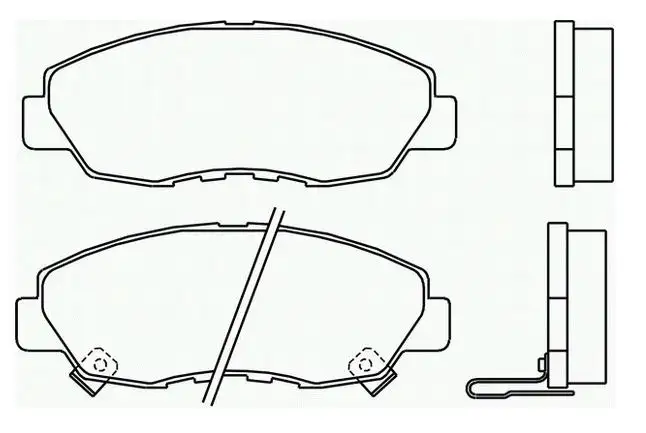 MGA 55306 Ön Fren Balatası 45022SM4A00 resmi