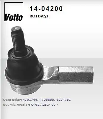 VOTTO 14-04200 Rot Başı 4705655 resmi