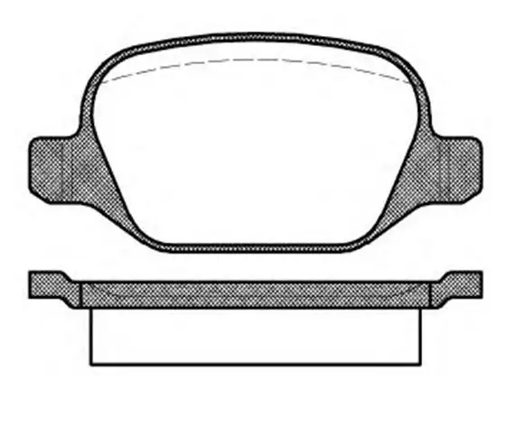 MGA 55342 Arka Fren Balatası 77364839 resmi