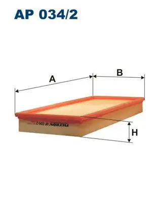 FILTRON AP034/2 Hava Filtresi A6400940204 resmi