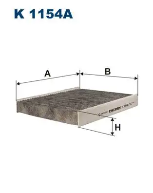 FILTRON K1154A Polen Filtresi (Karbonlu) resmi