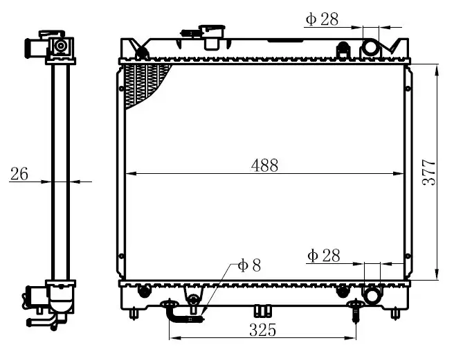 ORIS BSZ004026 Radyatör resmi