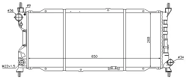 ORIS MOP059034 Radyatör 90410049 resmi