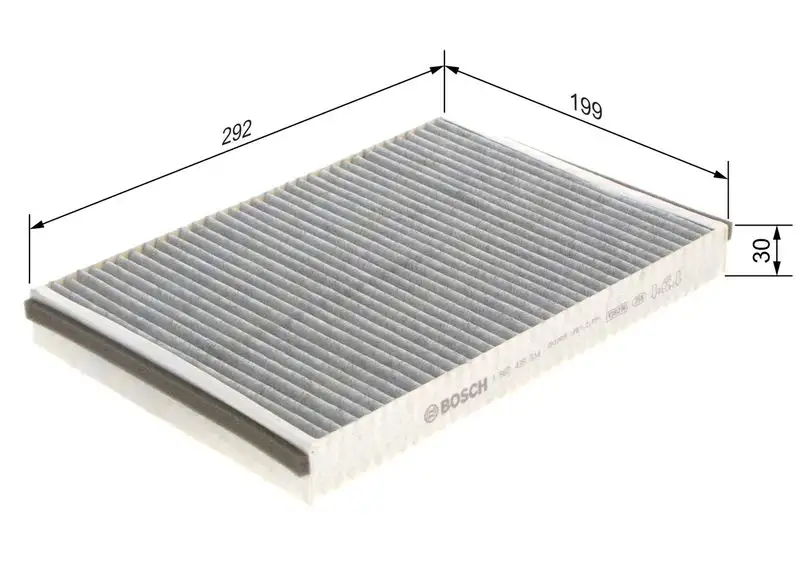 BOSCH 1987435514 Polen Filtresi (Karbonlu) resmi