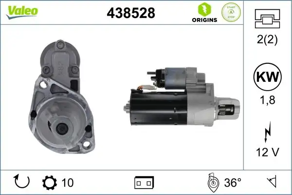 VALEO 438528 Marş Motoru A6429061000 resmi