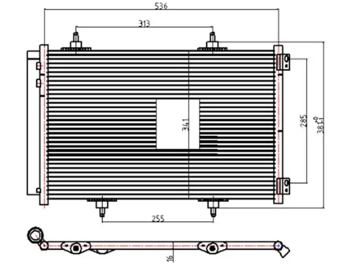 ORIS CPE027016 Klima Radyatörü 6455EK resmi