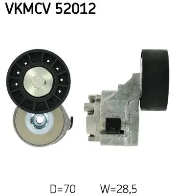 SKF VKMCV52012 Kayış Gergi Kütüğü 504000410 resmi
