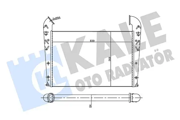 KALE 356095 Turbo Radyatörü resmi