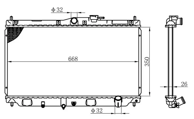 ORIS BHN049016 Radyatör resmi