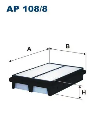 FILTRON AP108/8 Hava Filtresi 281133K100 resmi
