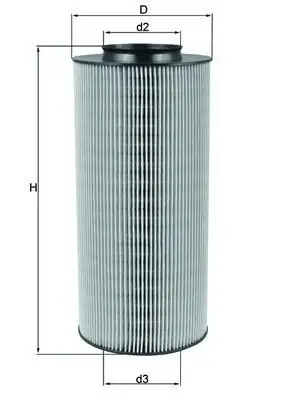 MAHLE LX918 Hava Filtresi 6N0129620A resmi