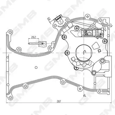 GMB GOAS-113A Yağ Pompası 1350053J00 resmi