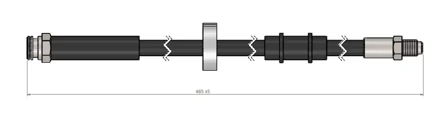 CAVO C800481A Ön Fren Hortumu resmi