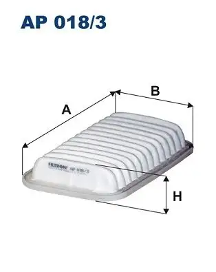 FILTRON AP018/3 Hava Filtresi 1780187402 resmi